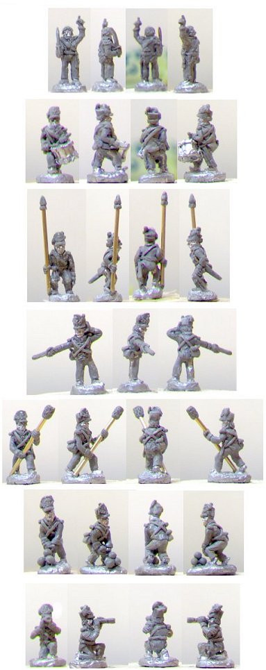 10mm 1815 British Line Infantry for Pendraken Miniatures