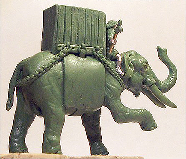 1/100th scale ancient Sassanid Persian elephant