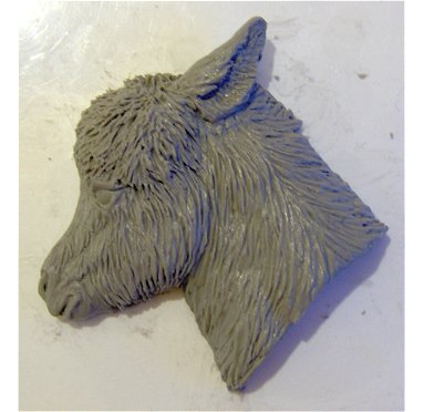 Donkey Foal Brooch