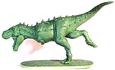 1/100th scale Tyrannosaurus, sculpted for Khurusan Miniatures