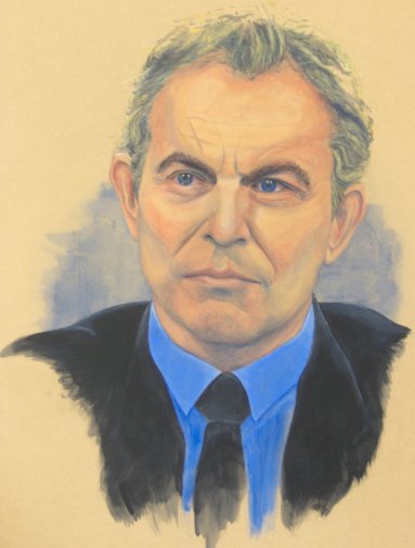 Portrait of Tony Blair